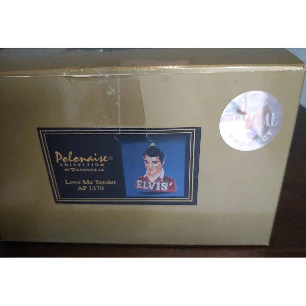 Polonaise Collection Komozja Elvis Presley Ornament Vintage W/Box Love Me Tender